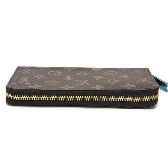 Authentic LOUIS VUITTON Monogram Zippy wallet Zip Around Long Wallet Brown - Picture 5 of 14